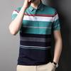Medium Men'S T-Shirt Short-Sleeved Thin Dad Summer Lapel Top Polo Shirt Clothes