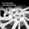Car Sticker 2025 Hot 4pcs Ford Wheel Center Cap Hub Cover Badge Emblem Sticker Car Accessories For Ford Focus Fiesta C-Max ST Mo