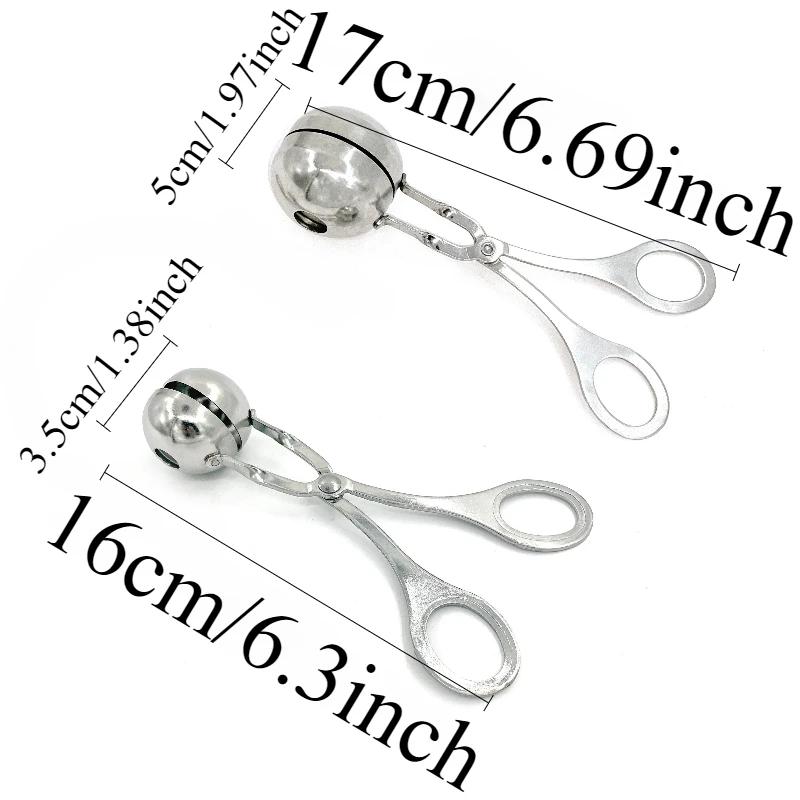 Non-Stick Meatball Maker, Stainless Steel Meatball Scoop With Long Handle - Ideal For Restaurants, Kitchenware & Tableware