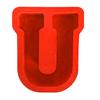 Epoxy Mold Reusable Anti-deformed Easy Demoulding Non-stick Flexible DIY Irregular Form Capital Letter Candle Stencil for Party