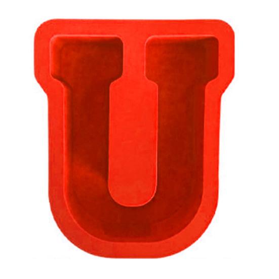Epoxy Mold Reusable Anti-deformed Easy Demoulding Non-stick Flexible DIY Irregular Form Capital Letter Candle Stencil for Party