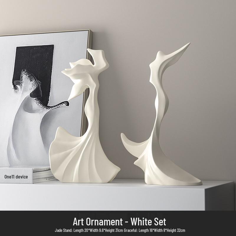 Zen Style Abstract Art Decor for Wine Cabinet and Sideboard