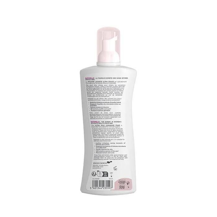 Cleansing Foam - SAFORELLE - Ultra Gentle - 250ml - Hypoallergenic - Sensitive Skin
