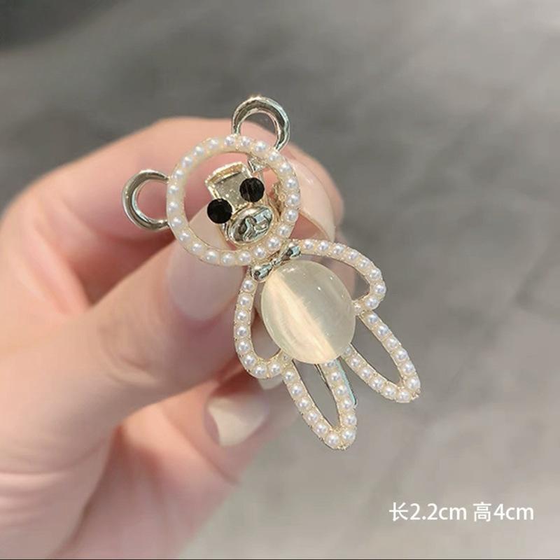 Fashion Bow, Duckbill Clip, Small Fresh Hairpin, Headgear, High-End Hairpin, Bangs, Side Clip.