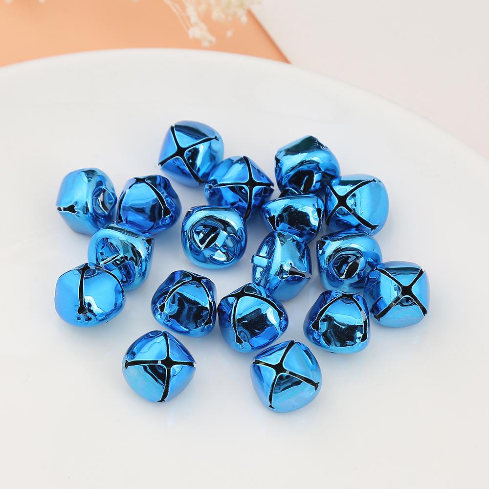 Eco-Friendly Colored Christmas Tree Bells - Vacuum Plated DIY Craft Accessories