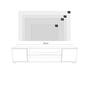 RTV Focus cabinet white