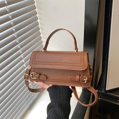 Sac à main style français, Bandoulière, Épaule unique, Petit sac carré