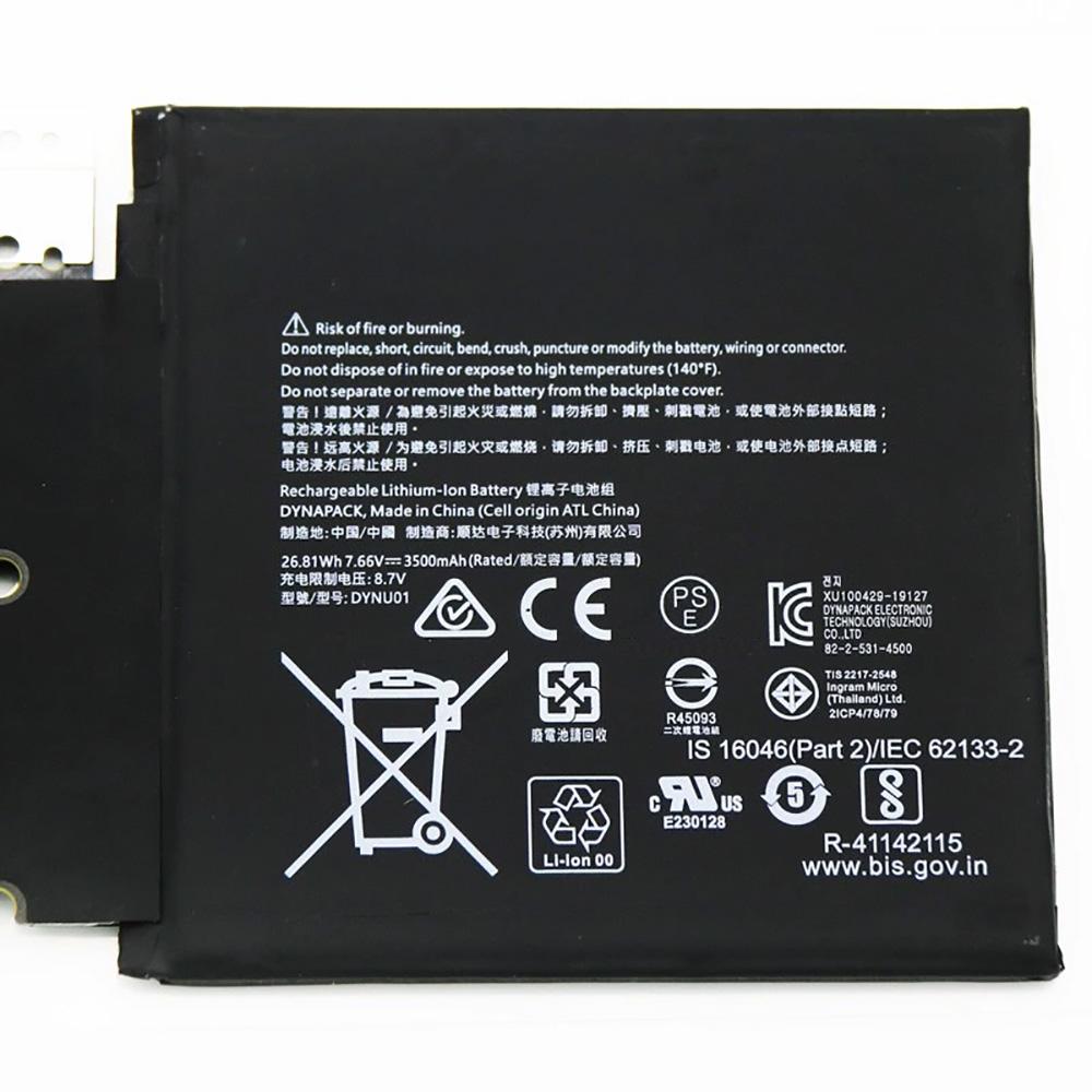 Rechargeable Lithium Battery For Microsoft Surface Go 2 1901/1926 DYNU01 G16TA047H Laptop Battery 3500mAh