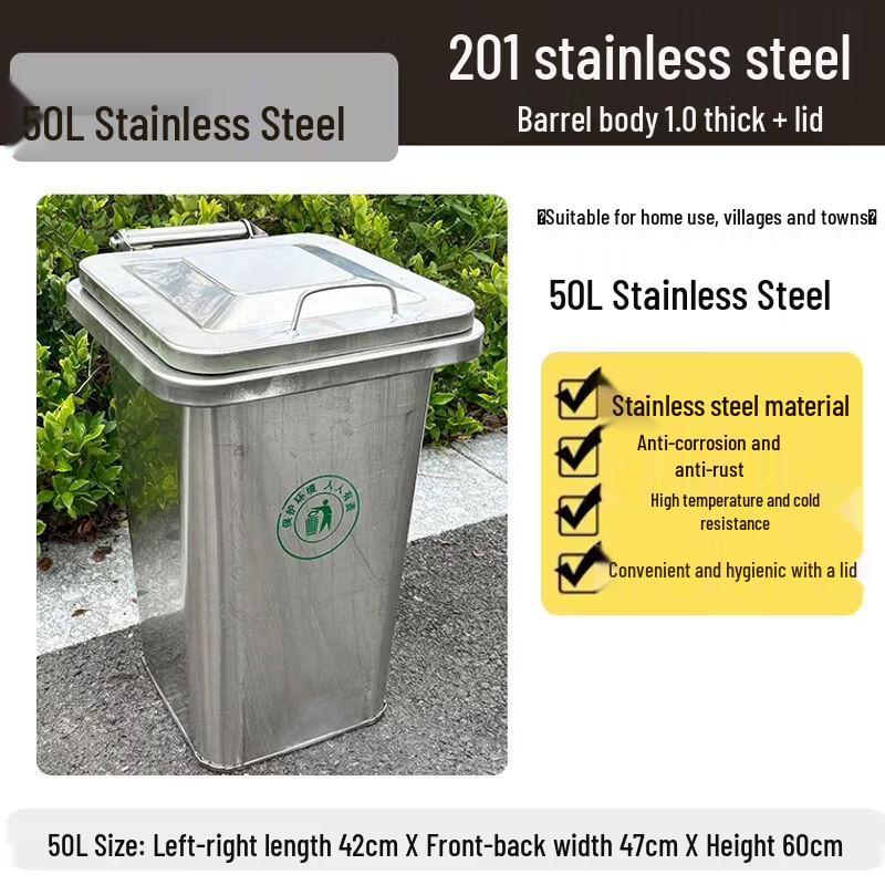 Commercial Heavy-Duty Outdoor Waste Bins