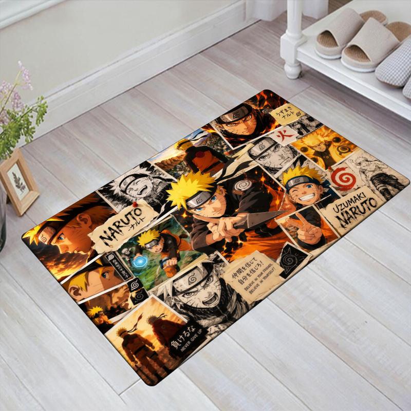Anime N-Naruto Carpet Rug for Living Room Bedroom Home Sofa Decoration,Kids play Non-slip Floor Mat