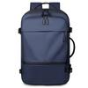 New large-capacity backpack business commuter outdoor travel bag solid color high-end multi-layer backpack computer bag