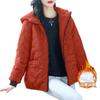 Women's Padded Outerwear Loose Fashion Zipper Pocket Winter Down Cotton Clothes Female Parkas