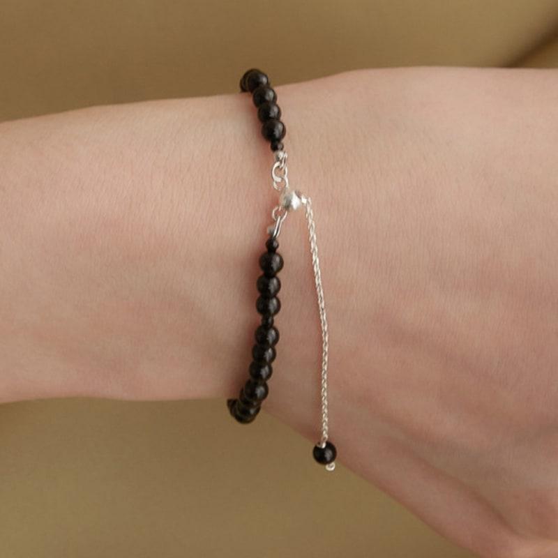 TATIANA (925 Silver) Dot Ball Gemstone Bracelet BR1791