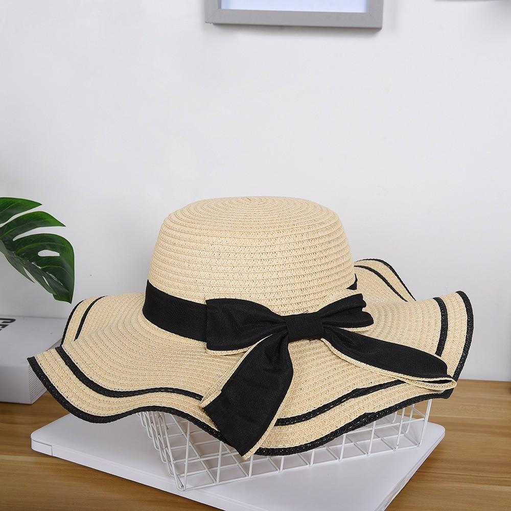 Summer Beach Hat With Wide Brim Sun Protection For Women Outdoor Sun Hat For Vacation