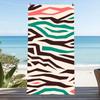 Geometry Print Beach Towel Quick-Dry Washable Beach Towels Sandproof Portable For Travel Swimming Camping Beach