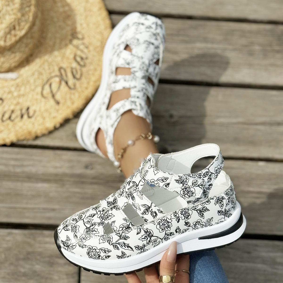 

Женские туфли-балетки с вырезами широкой полноты, дышащие повседневные туфли на липучке, минималистичные слипоны для женщин 43 белый