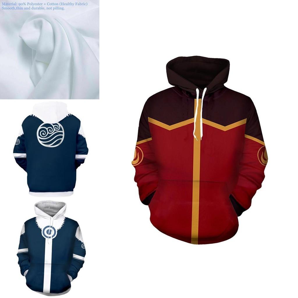 Luxurious Avatar The Last Airbender Hoodie Cosplay Costume Sweatshirt For Ultimate Comfort