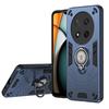 KEYSION Shockproof Case for HONOR Magic 7 Lite 5G Camera Protection Ring Stand Phone Back Cover for Huawei Honor X9c 5G