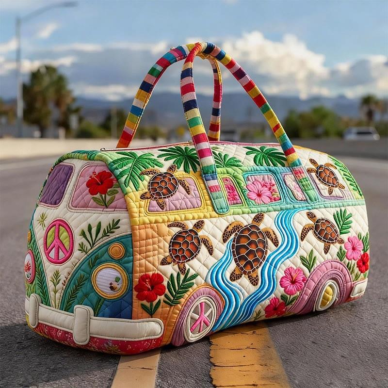 Printed Short-Distance Hand-Held Quilting Embroidery Travel Bag Multi-Functional Sports Fitness Bag