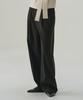 Deuloupisumeon Tosti Brushed Double-Pleat Wide Slacks [Charcoal]