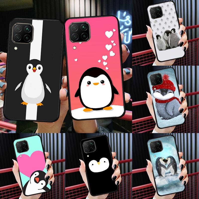 Penguin For Huawei Nova 12s 12i 11i 8i Y91 Y60 Y70 Y72 Y90 Y61 9 10 SE P20 P40 Lite P30 P60 Pro Case