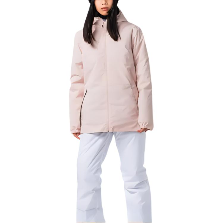 

DECATHLON 100 Waterproof Warm Hooded Long Sleeve Zipper Design Ski Suit Women s Pink XS розовый