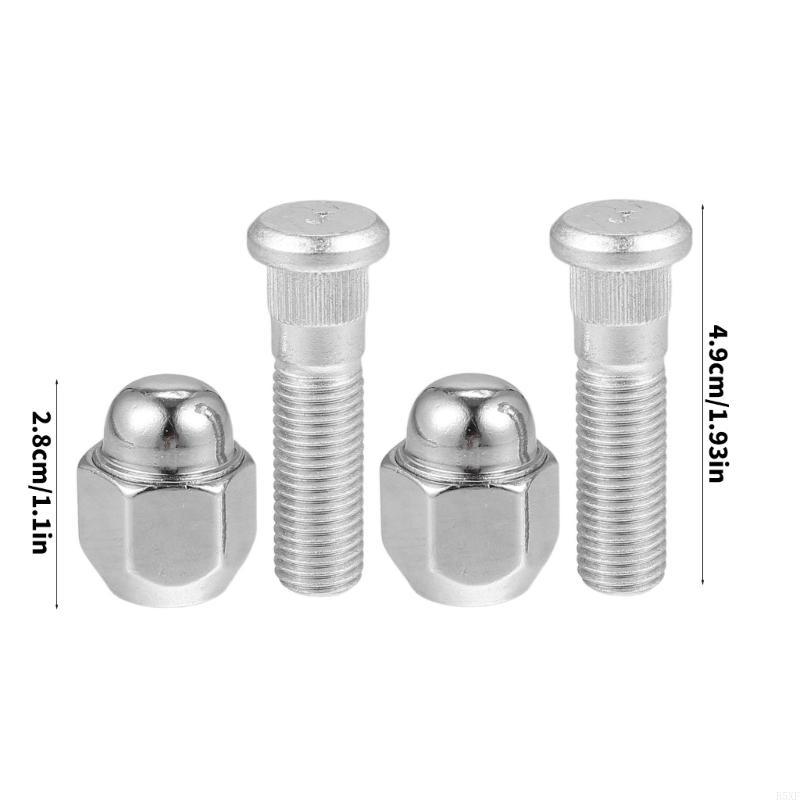 2025 New Front Rear Wheel Lug Nut M12x1.5 Wheel Bolts and Lug 52950-14140 52950-M1000 Replacement Part