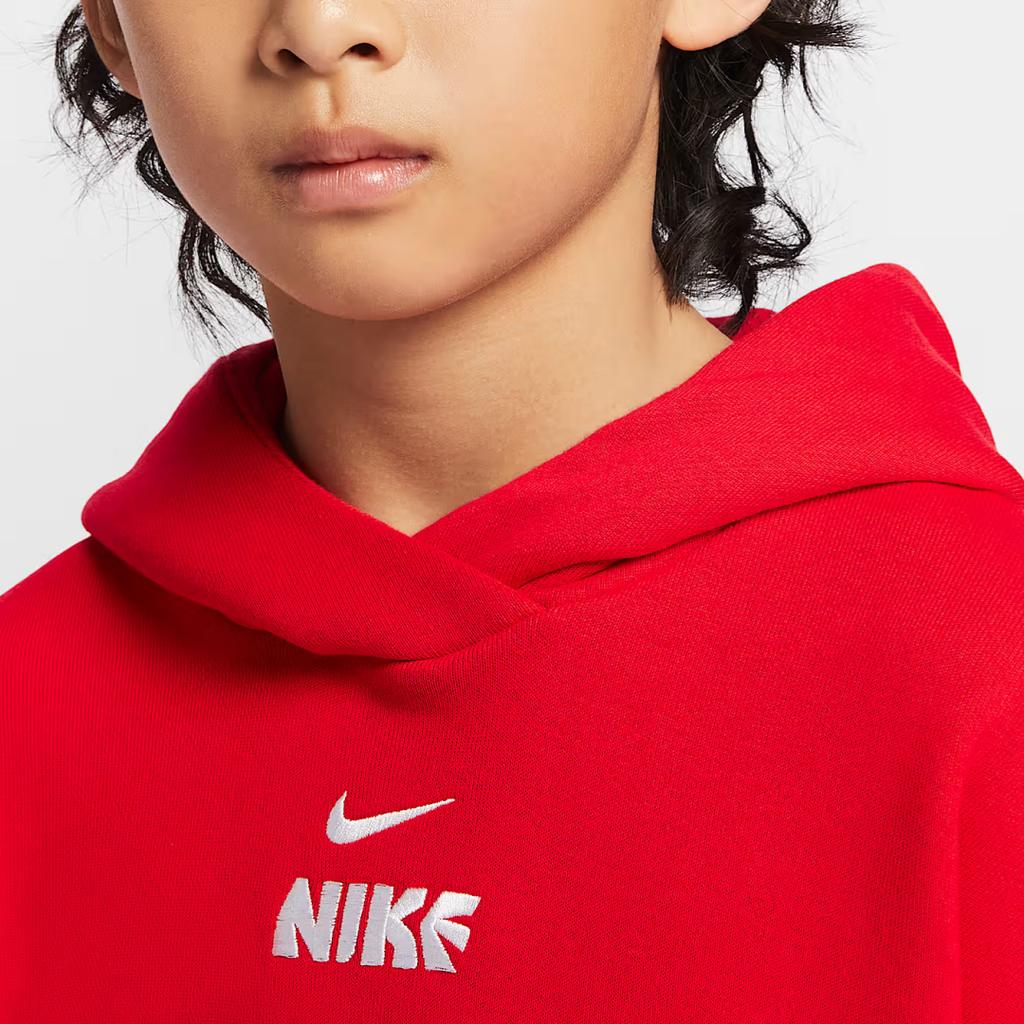 Nike FW25 Sportswear Club Fleece Year Of The Rabbit Limited Edition Soft Comfortable Hooded Pullover Long Sleeve Kids Tops IQ3934657