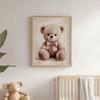 Plakat Uroczy Miś W Różowej Muszce Plakat Uroczy Miś W Różowej Muszce, 40X50 Cm, Bez Ramy, Papier Matowy 230 Gsm