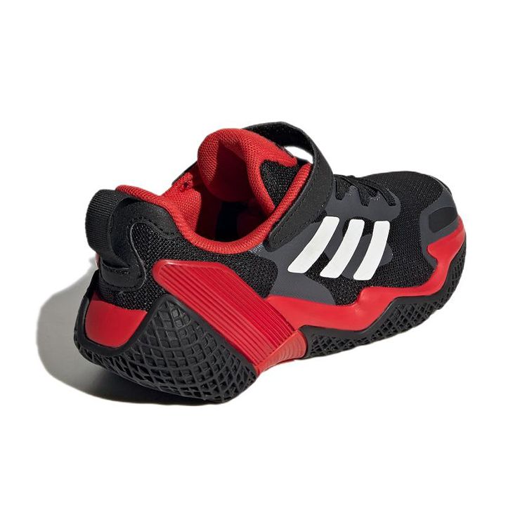 Adidas 4Uture Rnr El K Comfortable Durable Low-Top Kids Running Shoes Kids Running Shoes Black Red GY9384