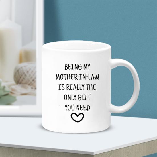 Ceramic Mug 11 Oz Double-Sided Print Microwave Safe Hidden Message Funny Coffee Cup for Home Office Use