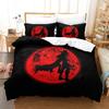 Kpop Hellsing Alucard Bedding Set 3 Piece Duvet Cover Set Gothic Vampire Bedroom Decor All Sizes For Kpop Fans