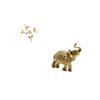 Wooden Bird Elephant Statue Wall Art Hanging Ornament Collectible Decorative Office Crafts Bedroom