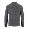 Men Cardigan Knitted Sweatercoat 2026 Autumn Winter Fleece Warm Solid Casual Knit Cardigans Jacket Coat Fashion Men Clothing