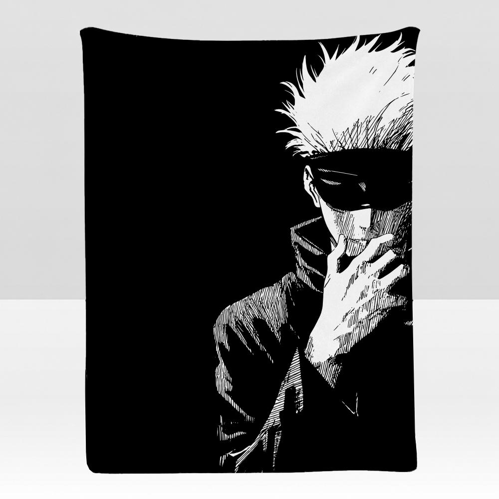 anime JJujutsu KKaisen Throw Soft Flannel Blanket for Bed Bedroom Sofa Picnic Throw Skinfriendly Breathable Gift Cover