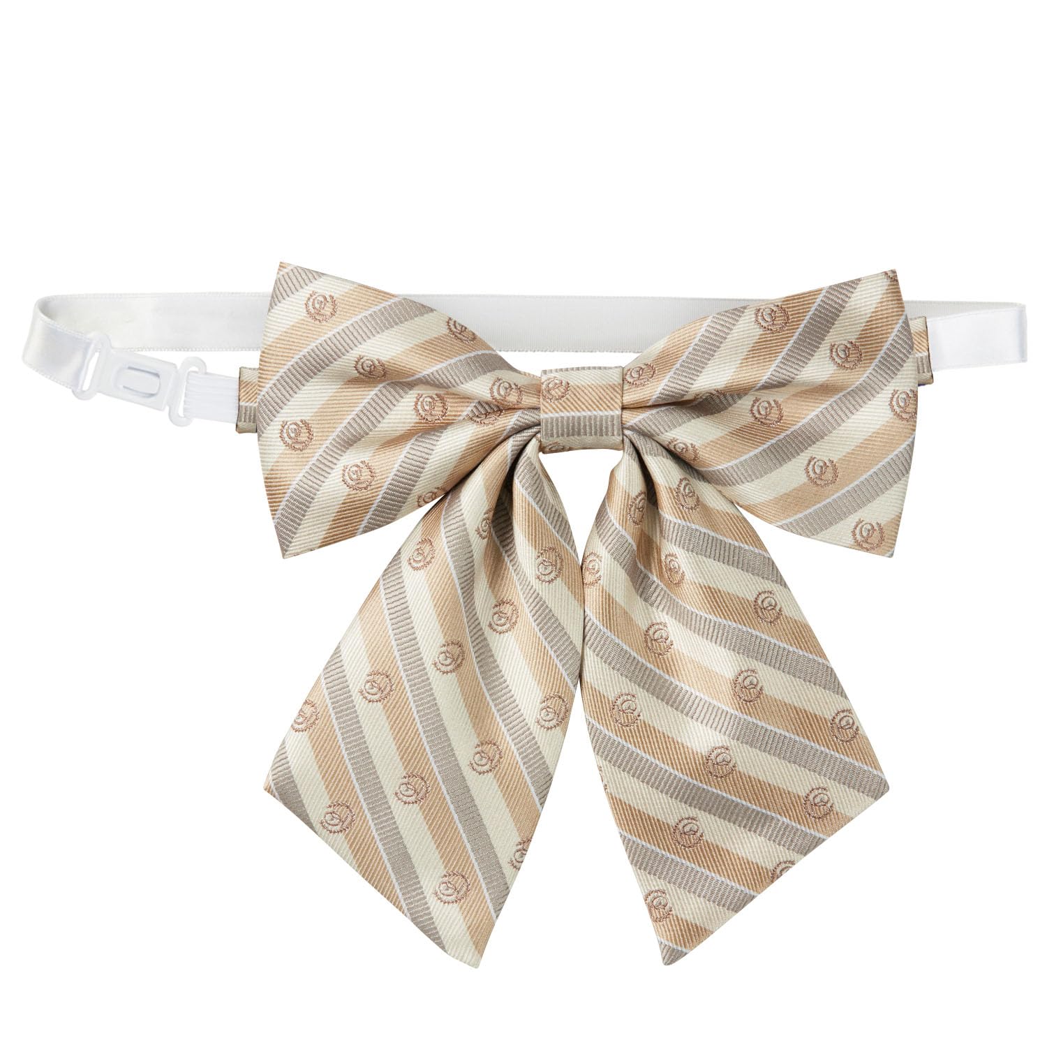 [Olive des Olive School] Crest Ribbon 2K50054-28 Beige x Brown