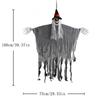 1PC Halloween Ornaments Pumpkin Hanging Ghost Face Gauze Hanging Ghost Festival Haunted House Courtyard Party Atmosphere Arrangement Props