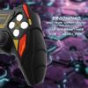 PlayVital PS5 Controller Silicone Mecha Rhino Shockproof Protective Easy Includes Thumb Grips and Compatible with Charging Black Red Cover, Series,