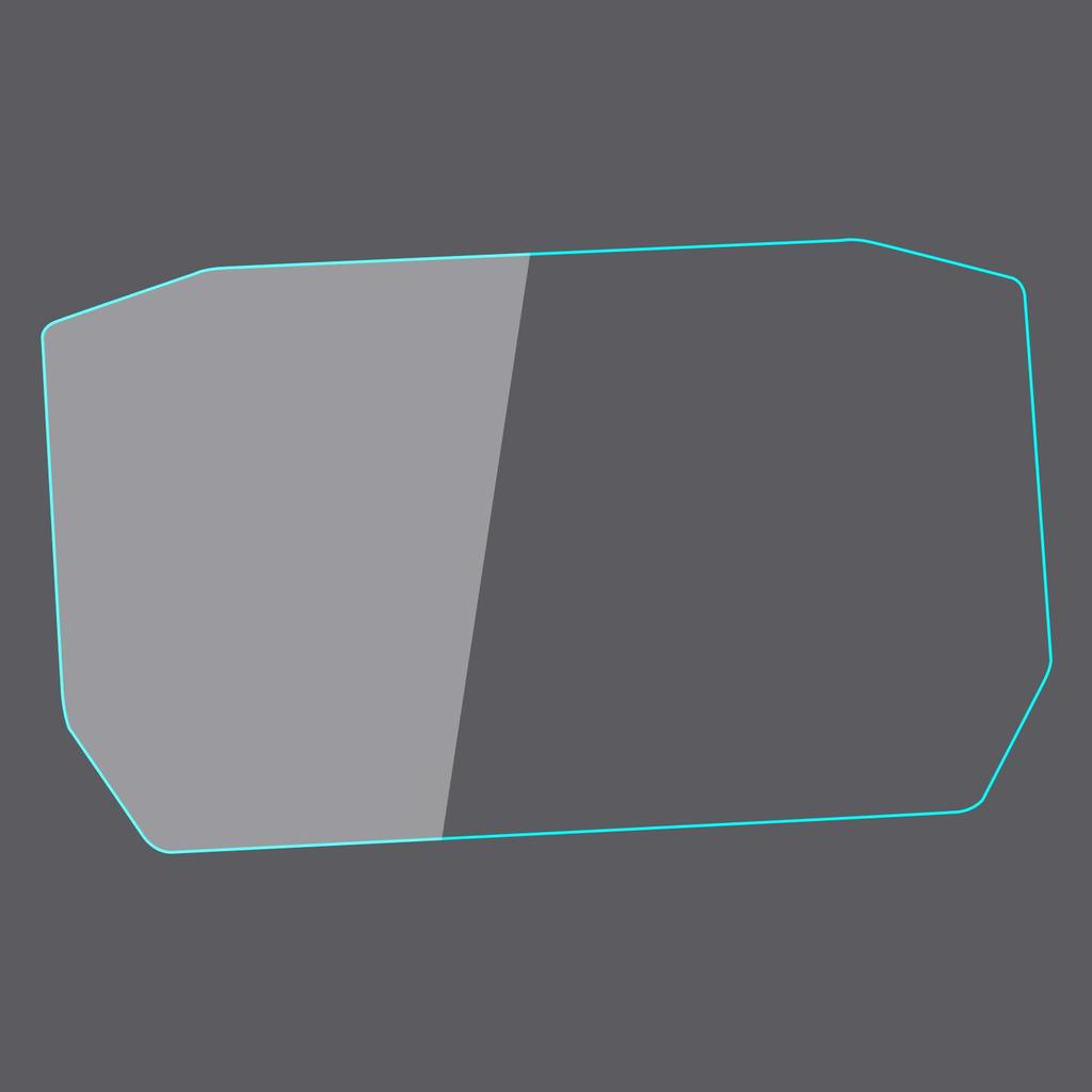 2 Sets of Motorcycle Meter Protection Film for Kawasaki Ninja H2 SX/SE (2022-2024)