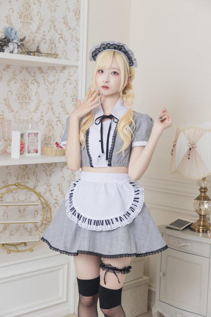 Clearstone Lyrical Palette Cosplay Halloween Pianoforte Maid JamsCollection Damen Schwarz