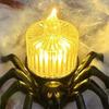 Halloween Candle Light Battery Operated Flameless LED Spider Tealights Electric Flickering Fake Candle Halloween Party Decoration