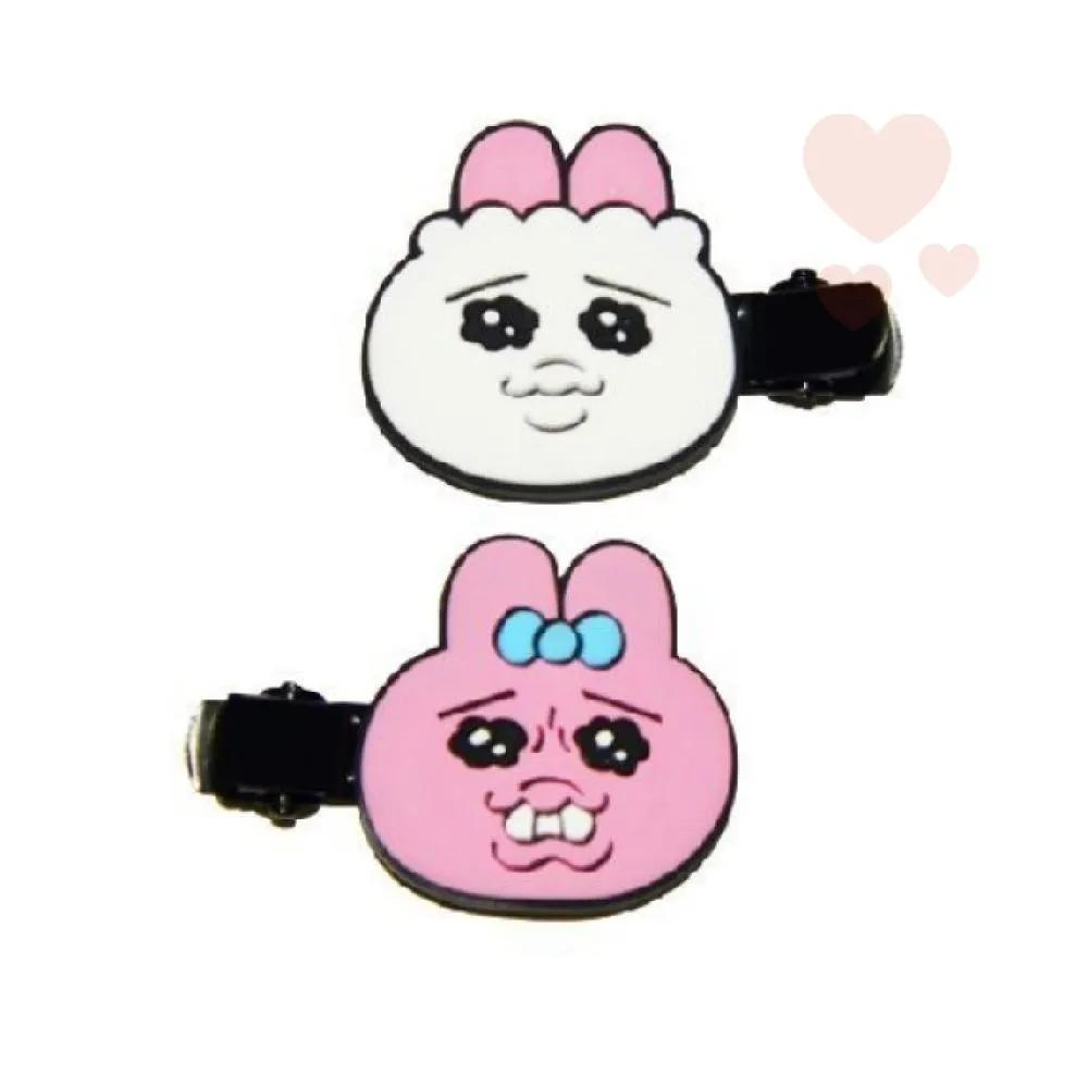 Hairpins with 2 faces, cute hairpins, hair accessories, small claw clips, hair clips, hair pin sets, crocodile hairpins