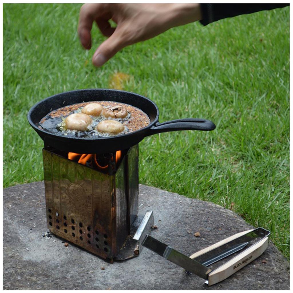 Tanaka Bun Kinzoku Conifer Cone Iron Cast Skillet Frying Pan C.c.