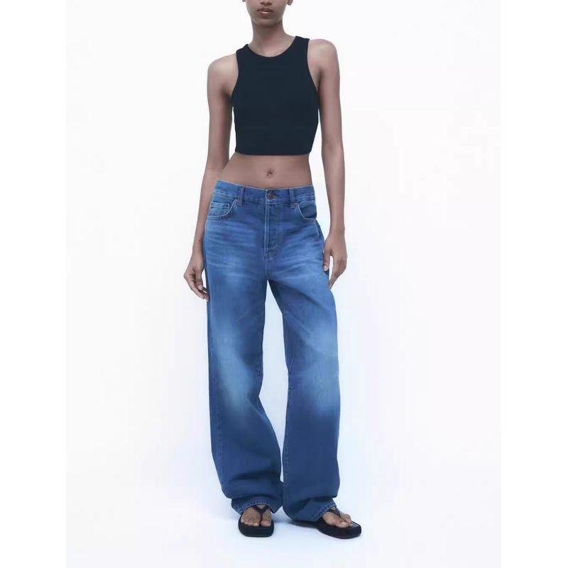 Spring New Arrival Basic All-Matching Sexy Wind Silm Short Inner Wear Rib T-shirt Vest 3253329