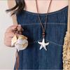 Ethnic Style Pearl Flower Pendant Necklace New Chinese Niche Versatile Collarbone Chain Retro Fashion Temperament Necklace Women