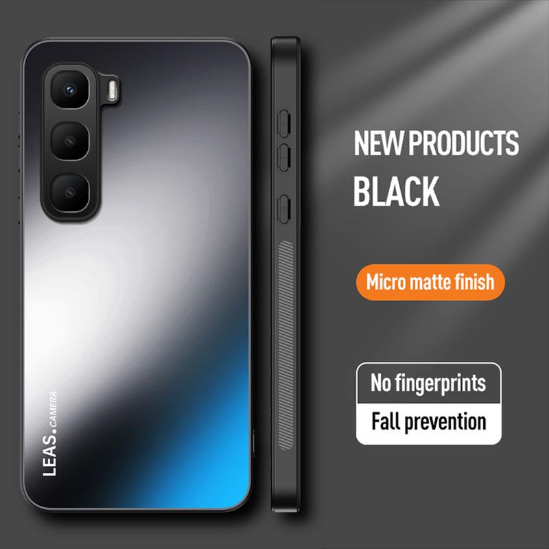 

EUCAGR For Infinix Hot 60 Pro+ Hot60 AG Frosted Soft TPU+PC Matte Back Cover For Infinix Hot60Pro Hot 60i Phone Cases Infinix Hot 60 Pro чорний
