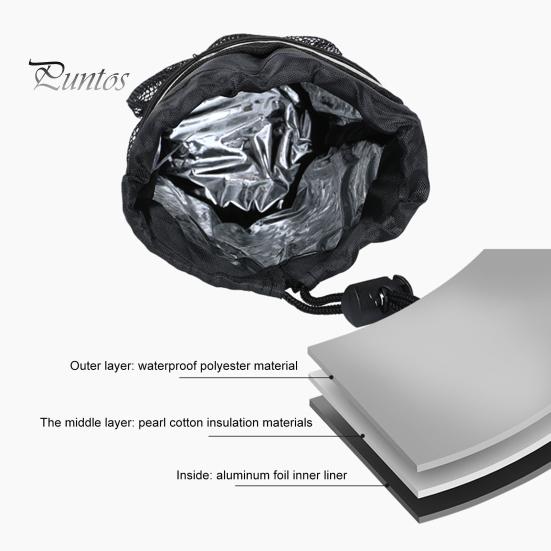 Bicycle Water Bottle Bag Adjustable Drawstring Waterproof Thermal Road Mountain Bicycle Drinking Bottle Storage Pouch Cycling Bike Accessories