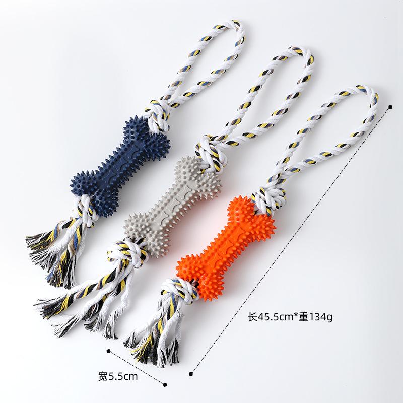 

Z rope knot cotton rope dog toy Pippi Tao portable cross-border Amazon explosion dog grinding teeth cleaning pet play
