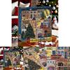 Winterliches Weihnachtliches Straßenbild Muster Puzzle Spielzeug Für Erwachsene Und Zum Stressabbau