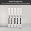 White Quick-Dry Waterproof Thick Tip Oil-Based Marker for Logistics